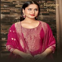 Nayntara Vrisa Wholesale Viscose Woven Silk Festive Salwar Suits