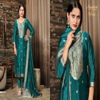 Nayntara Vrisa Wholesale Viscose Woven Silk Festive Salwar Suits