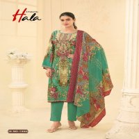 Hala Naira Vol-1 Wholesale Pure Cotton With Heavy Self Embroidery Dress Material