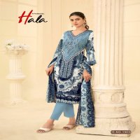 Hala Naira Vol-1 Wholesale Pure Cotton With Heavy Self Embroidery Dress Material