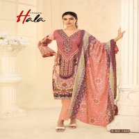 Hala Naira Vol-1 Wholesale Pure Cotton With Heavy Self Embroidery Dress Material