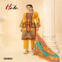 Hala Naira Vol-1 Wholesale Pure Cotton With Heavy Self Embroidery Dress Material