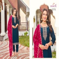 Aanchi Jawa Wholesale Vichitra Top With Pant And Dupatta