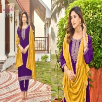 Aanchi Jawa Wholesale Vichitra Top With Pant And Dupatta