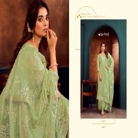 rangat by shree shalika 1001-1006 organza fashionable design unstitch suit