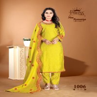 princess creation launch new romaniya full stitch vetican modern 3pcs churidar suit