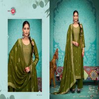 Triple AAA Gazab Wholesale Viscose Muslin Jacquard With Khatli Work Dress Material