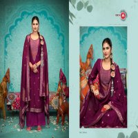 Triple AAA Gazab Wholesale Viscose Muslin Jacquard With Khatli Work Dress Material