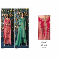 Ganga Chitali S3095 Wholesale Pure Bemberg Hubutai Silk Salwar Suits