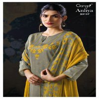 Ganga Anliya S3137 Wholesale Premium Cotton Satin Salwar Suits