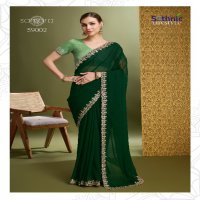 Sethnic Samara Wholesale 60 Gram Georgette Ethnic Sarees