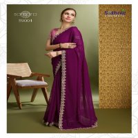 Sethnic Samara Wholesale 60 Gram Georgette Ethnic Sarees