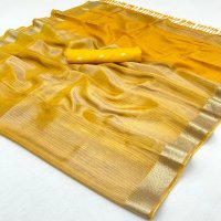 Rajtex Kontigo Wholesale Pure Viscose Zari Tissue Ethnic Sarees