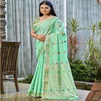 bunawat libas linen cotton fabric wedding festival session saris wholesaler