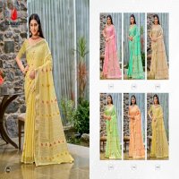 bunawat libas linen cotton fabric wedding festival session saris wholesaler