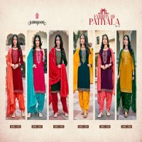 fashion of patiyala vol 37 by rangoon readymade jam silk patiyala suit design 2025