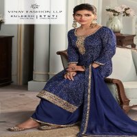 stuti vol 1 by vinay fashion kuleesh viscose muga silk party wear shop glamorous styles suits