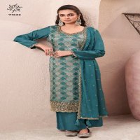 vinay fashion kuleesh aasmaa moga silk exclusive 3pcs dress for every occasion