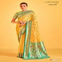 aarohi silk by Aura sarha tissue shop trendy sarees online at affordable prices