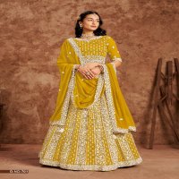 Mehvish Vol-7 Wholesale Designer Faux Georgette Fabrics Lehenga Choli