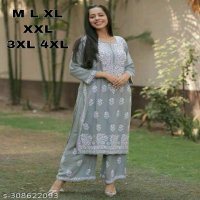 Rasili Nx Naaz Wholesale Heavy Reyon Chikankari Top With Pant