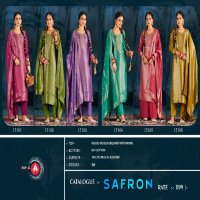 Triple AAA Safron Wholesale Viscose Muslin With Work Dress Material