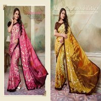 Sushma Glam Wholesale Printed Crepe Sarees Catalog