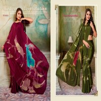 Sushma Glam Wholesale Printed Crepe Sarees Catalog