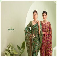 Kreshva Ankita Wholesale Georgette Fabrics Casual Indian Sarees