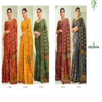 Kreshva Ankita Wholesale Georgette Fabrics Casual Indian Sarees