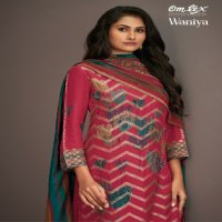 Omtex Waniya Wholesale Muslin Jacquard With Handwork Salwar Suits