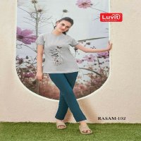 Luvit Rasam Wholesale Tensil Fabrics Night Shirt And Pant