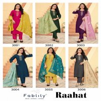 Fablily Raahat Wholesale Readymade 3 Piece Salwar Suits Combo