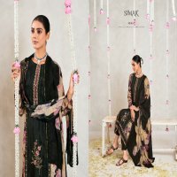 kanika Simar by glossy viscose muslin stylish unstitched dress material online