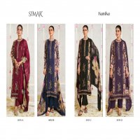 kanika Simar by glossy viscose muslin stylish unstitched dress material online