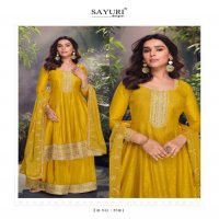 akshara by sayuri designer full stitch viscose jacquard silk plazzo dress for every occasion