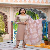 Label Khoj D.no 9646 Wholesale Readymade Salwar Suits Combo