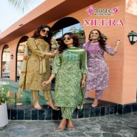 Mystic 9 Meera Vol-2 Wholesale Premium Quality Reyon Kurti With Pant And Dupatta