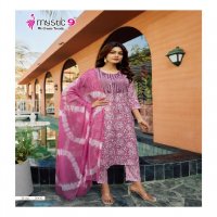 Mystic 9 Meera Vol-2 Wholesale Premium Quality Reyon Kurti With Pant And Dupatta