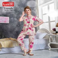 Luvit Trends Wholesale Night Wear Reyon Co-Ord Set