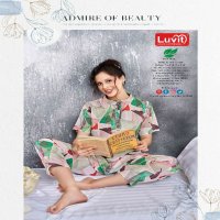 Luvit Trends Wholesale Night Wear Reyon Co-Ord Set