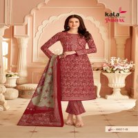 Kala By Tarika Poshak Vol-1 Wholesale Pure Cotton Printed Dress Material