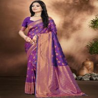 bunawat PANKHUDI SILK wedding festival wear silk fabric saree collection