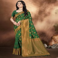 bunawat PANKHUDI SILK wedding festival wear silk fabric saree collection