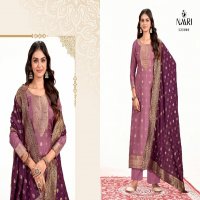 simar by naari muslin jacquard unstitch designer salwar suit sets