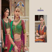 Kreshva By rewaa launch shivangi silk fully stitch engagement lehenga for bride