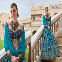 Kreshva By rewaa launch shivangi silk fully stitch engagement lehenga for bride