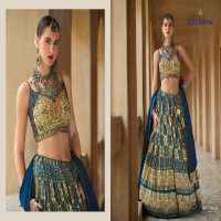 Kreshva By rewaa launch shivangi silk fully stitch engagement lehenga for bride