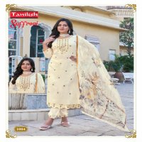 taniksh launch saffroni vol 1 full stitch vertical hit design modern salwar kameez