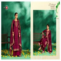 pari by triple Aaa viscose muslin jacquard unstitch party wear suits for women